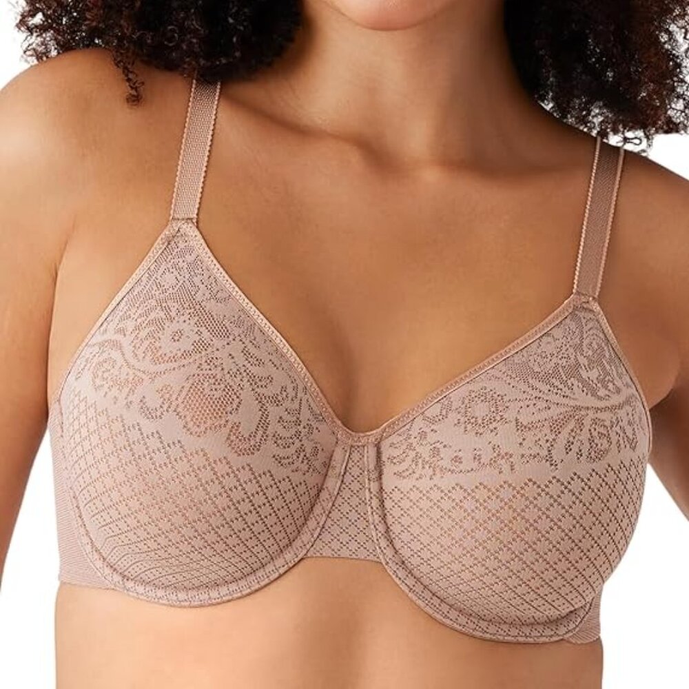 NWT Wacoal Visual Effects Unlined Full Coverage Underwire Minimizer Bra 36DD